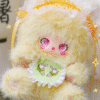8c1923bfb31f50ae559016bedce9571 Baby Three -- Liila 600%-V2 Tea Time WithMy Girl Series Plush Blind Box