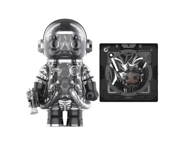 MEGA SPACE MOLLY 400% CLOT-Black Alienegra 1 SET (400% CLOT-Black Alienegra & "IN SPACE" 3DPainting)