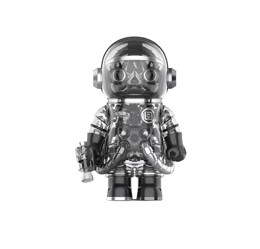 MEGA SPACE MOLLY 400% CLOT-Black Alienegra 1 SET (400% CLOT-Black Alienegra & "IN SPACE" 3DPainting)