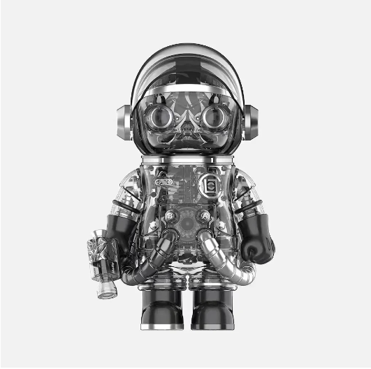 MEGA SPACE MOLLY 400% CLOT-Black Alienegra 1 SET (400% CLOT-Black Alienegra & "IN SPACE" 3DPainting)