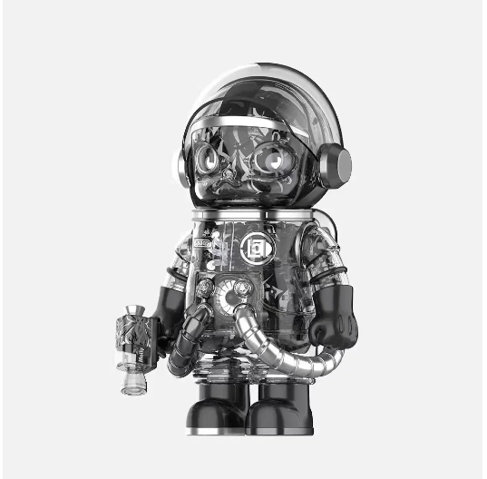 MEGA SPACE MOLLY 400% CLOT-Black Alienegra 1 SET (400% CLOT-Black Alienegra & "IN SPACE" 3DPainting)