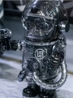 MEGA SPACE MOLLY 400% CLOT-Black Alienegra 1 SET (400% CLOT-Black Alienegra & "IN SPACE" 3DPainting)