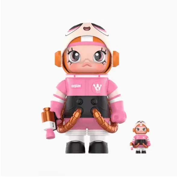 Mega Space Molly 400%+100% The Powerpuff Girls Series PVC Figures （Pink）