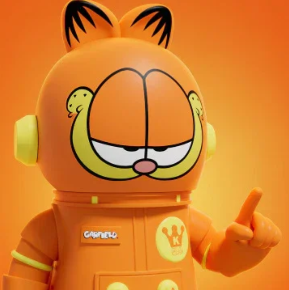 MEGA SPACE MOLLY 400% Garfield PVC Figure