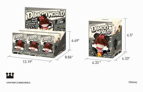 POP MART DIMOO WORLD x disney Series Plush Doll. Blind Box