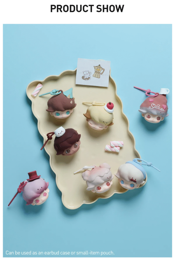 POPMART DIMOO Crush on Coffee Series-Earphone Case Blind Box Whole set (PRE-ORDER)