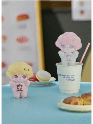 POPMART DIMOO Crush on Coffee Series-Soft-faced Plush Keychain Blind Box Whole Set