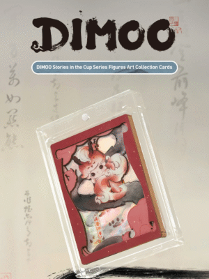 DIMOO Stories in the Cup Series Figures Art Collection Cards  1SET (12 BOXES)