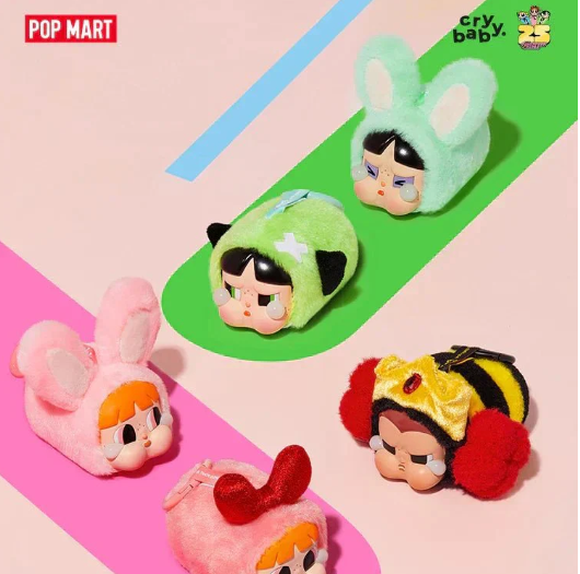 微信图片_20250810152948_796 Crybaby Powerpuff Girls Vinyl Face Series Plush Dolls. Blind Box (Whole Box)